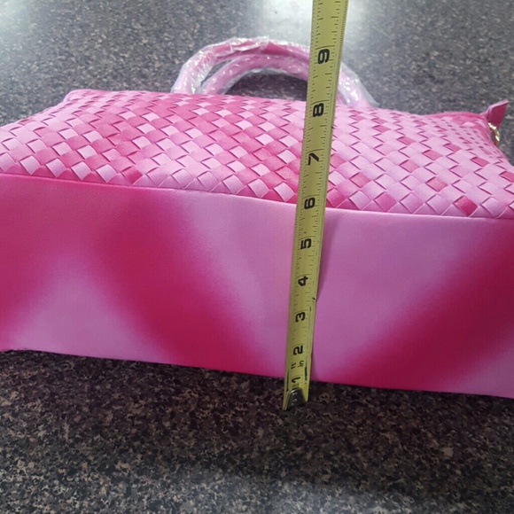 NNEE Medium Hand Woven Leather Tote Bag Satchel - Picture 6 of 6